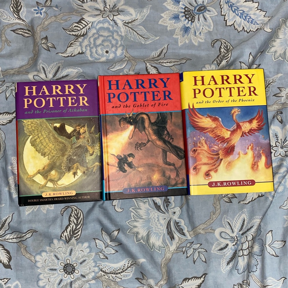 Harry Potter - JK Rowling - Hardcover Books 3-5